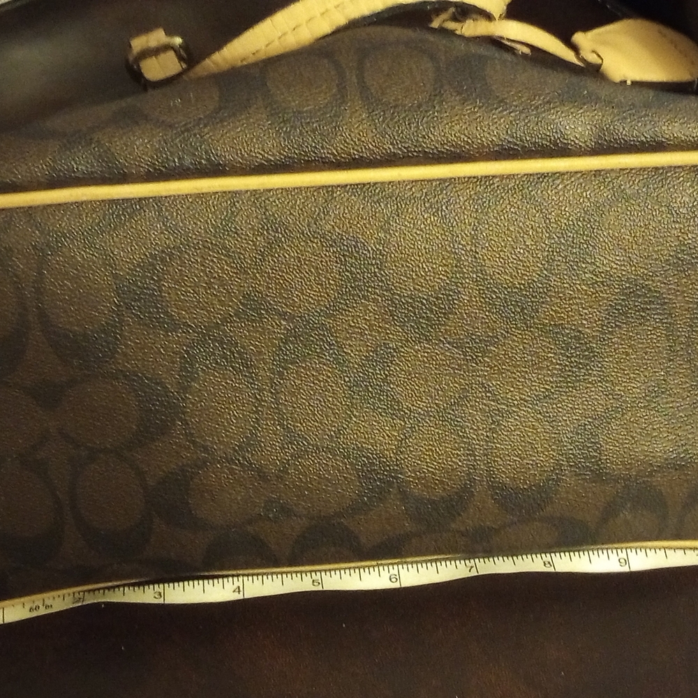 Coach Brown Signature Handbag. Duplicate Listing. - Picture 11 of 16